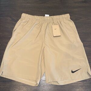 Nike Men's Beige Athletic Shorts